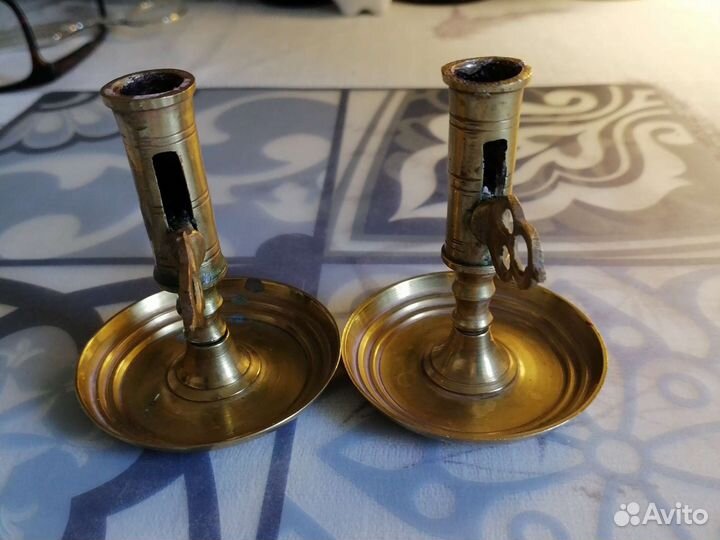 Подсвечники на тонкую свечу