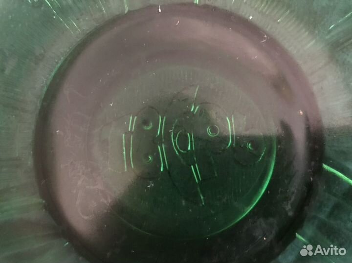 Тарелки цветное стекло, СССР