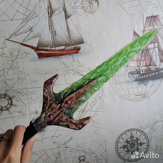 Меч из эпоксидной смолы