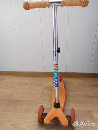 Самокат детский трехколесный бу