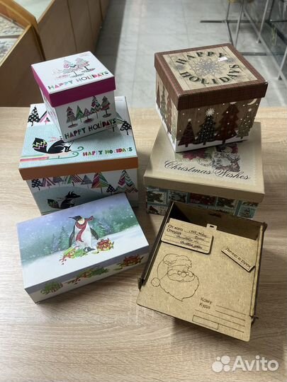 Коробка новогодняя