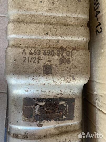 Выхлоп g63 w463 amg оригинал