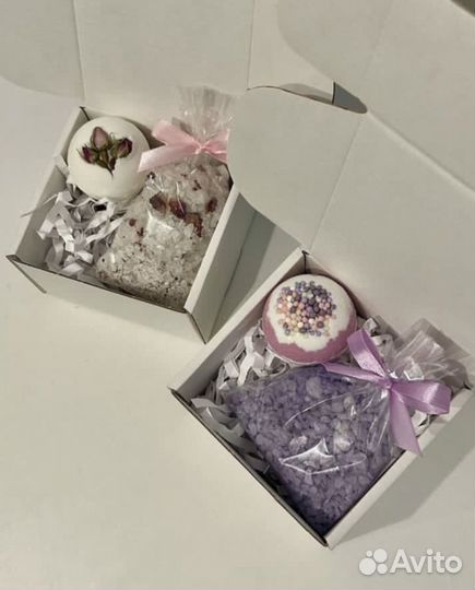 Подарочный набор бомбочки для ванны морская соль