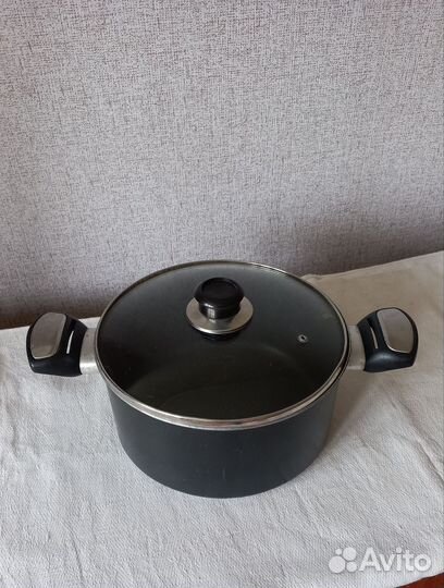 Кастрюля Tefal 6,6л + сито береста, Торг