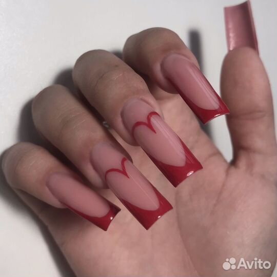 Маникюр наращивание