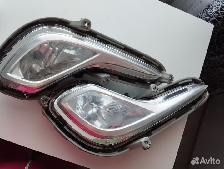 Противотуманные фары на hyundai solaris 1