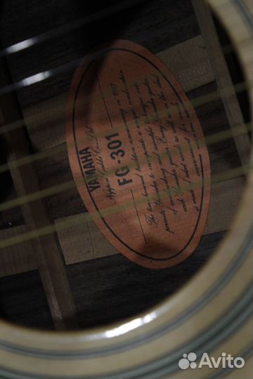Акустическая Гитара Yamaha FG-301B Japan