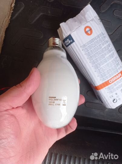 Лампа ртутная дрл osram 125w