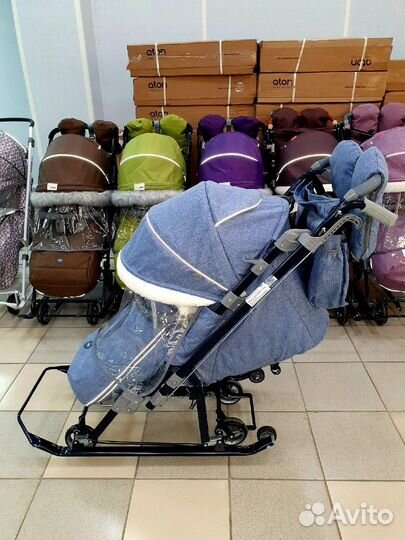 Санки-коляска Nika Ника детям 7-8К