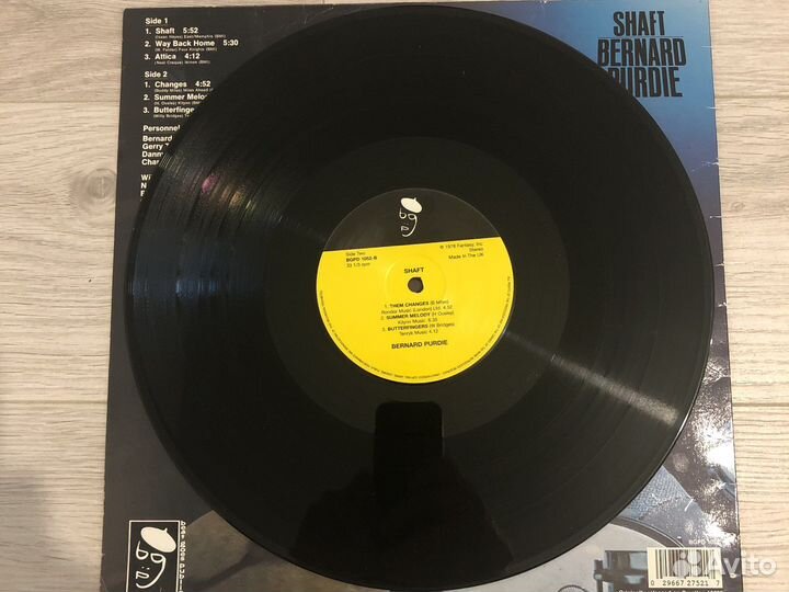 Виниловая пластинка Lp Bernard Purdie - Shaft