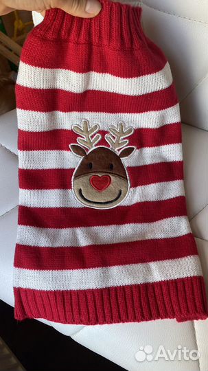 Новогодний свитер для собаки, щенка, кота