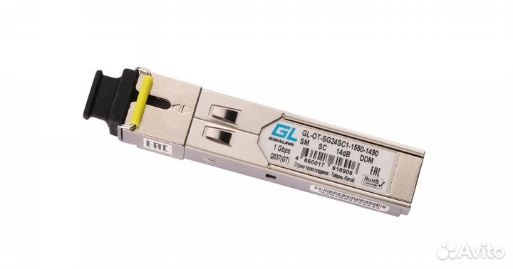 Модуль mini-gbic (SFP), WMD, GL-3080R, 1000X, SM