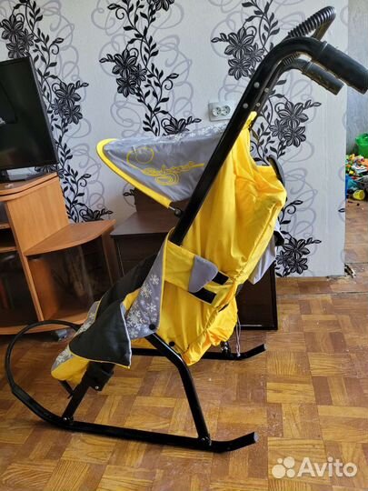 Детские санки коляска