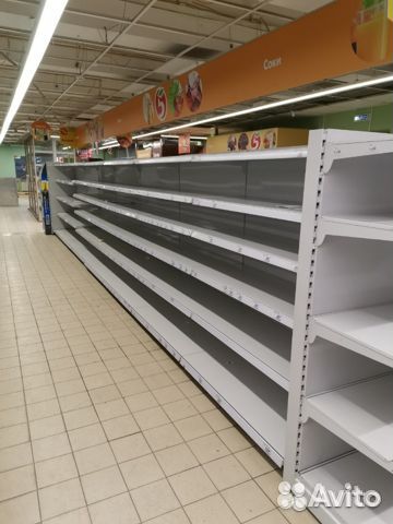 Стеллажи торговые Б/У