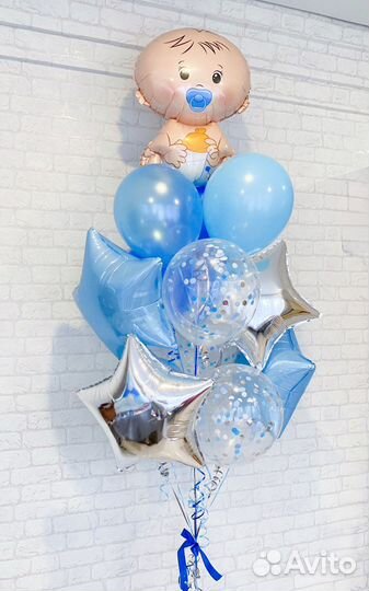 Воздушные шары на выписку