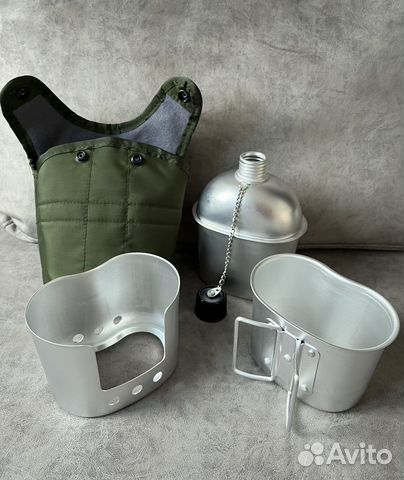 Набор тактической посуды фляга котелок