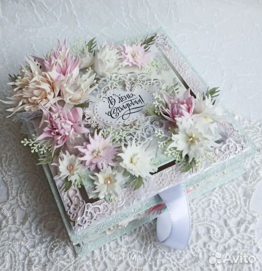 Коробочка для денег на свадьбу, открытка свадебная