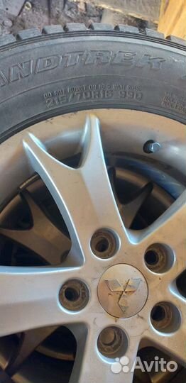 Колёса зимние на mitsubishi outlander