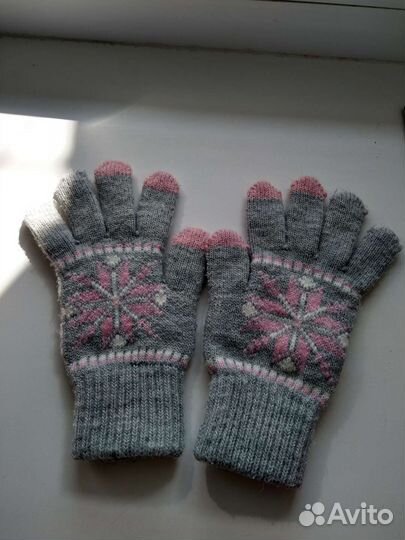 Шапка, шарфик, перчатки