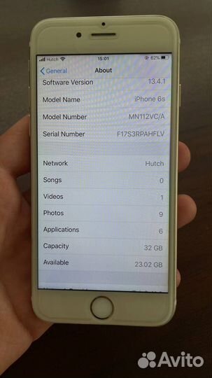 Телефон iPhone 6s 32gb