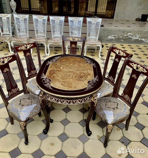 Столы и Стулья из Массива Дерева Новое v542