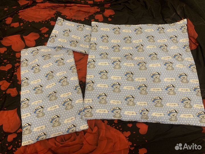 Комплект в коляску подушка матрас одеяло