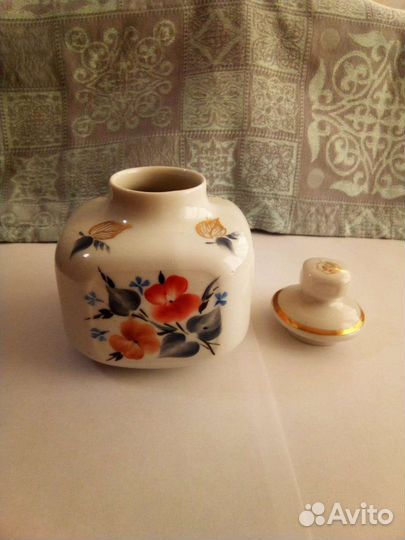 Штоф фарфор СССР ранняя Сысертская фабрика