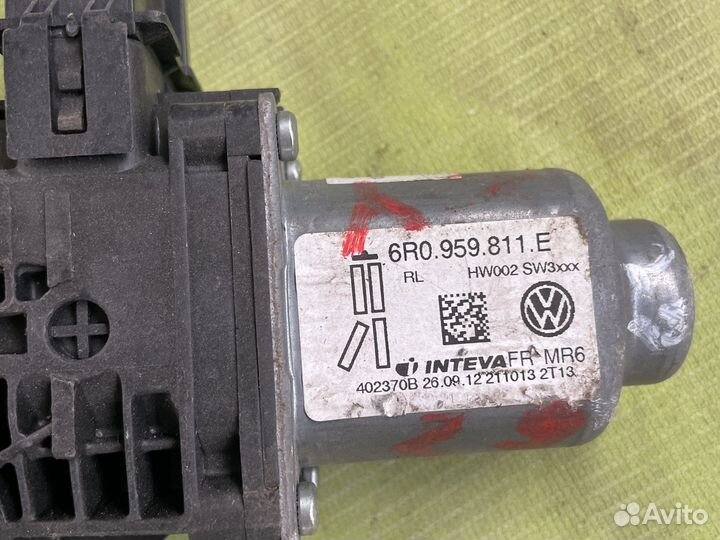 Стеклоподъемник Volkswagen Polo задний левый