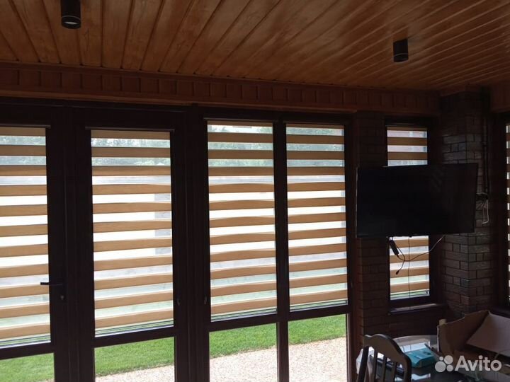 Жалюзи. Рулонные шторы. (День - Ночь)