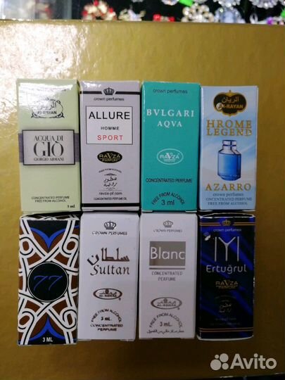 Арабские духи миски, 100 разных ароматов