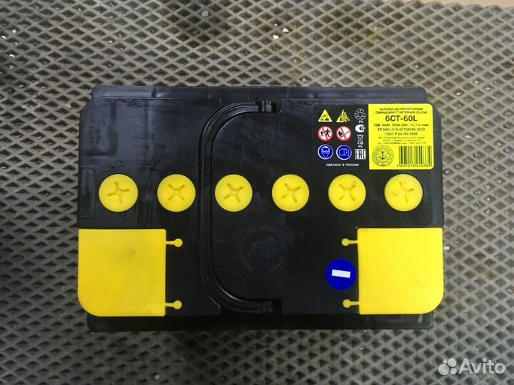 Аккумулятор 60 Ач на ваз Тюмень Standard