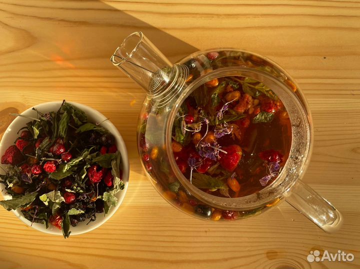 Иванчай 1кг с ягодами и травами