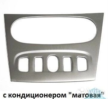 Накладка на облицовку климата Рено Логан2/Сандеро2