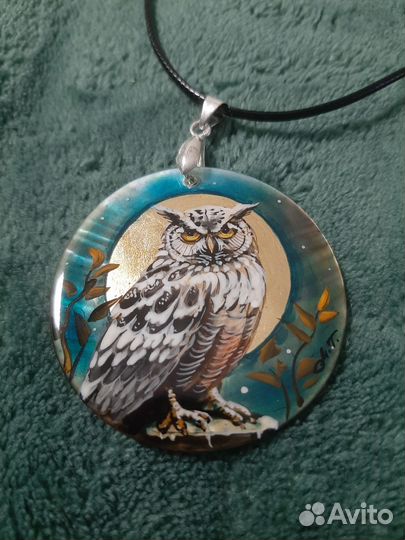 Кулон перламутровый 