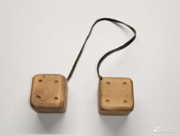 Кубики деревянные крупные из можжевельника