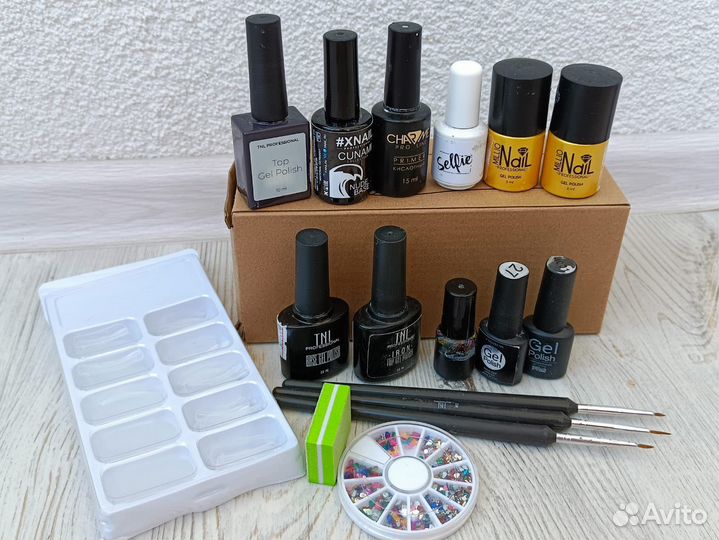 Набор для наращивания ногтей гель лак