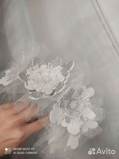 Ободок резинки снежинка