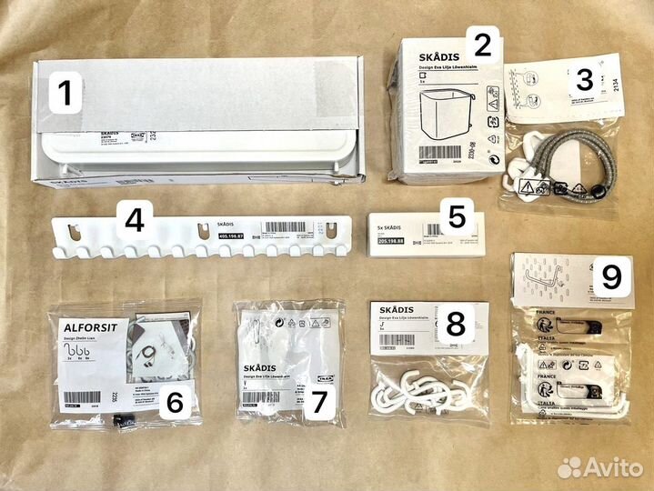 Аксессуары для Skadis IKEA