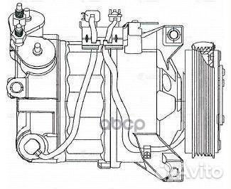 Компрессор кондиционера lcac 1054 luzar