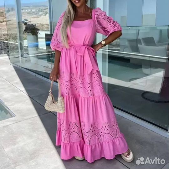 Платье хлопок, размеры от 48 до 56