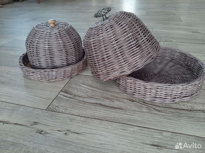 Хлебница плетенная из лозы