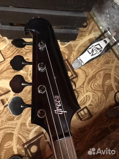 Гитара басс greco thunderbird 1988