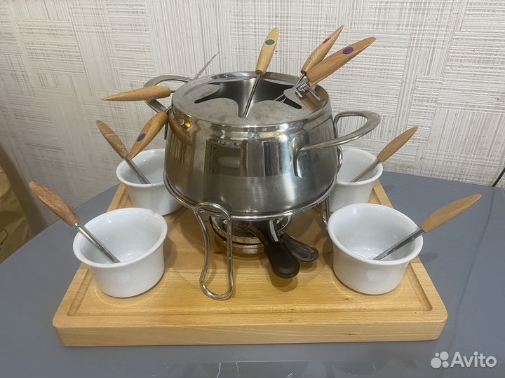 Фондюшница, набор для фондю в коробке