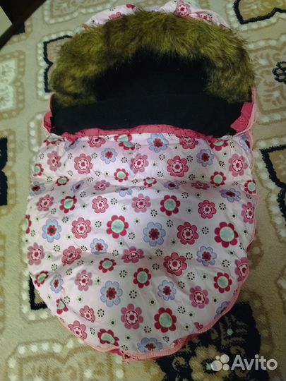 Зимний конверт в коляску