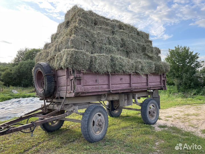 Сено в кипах