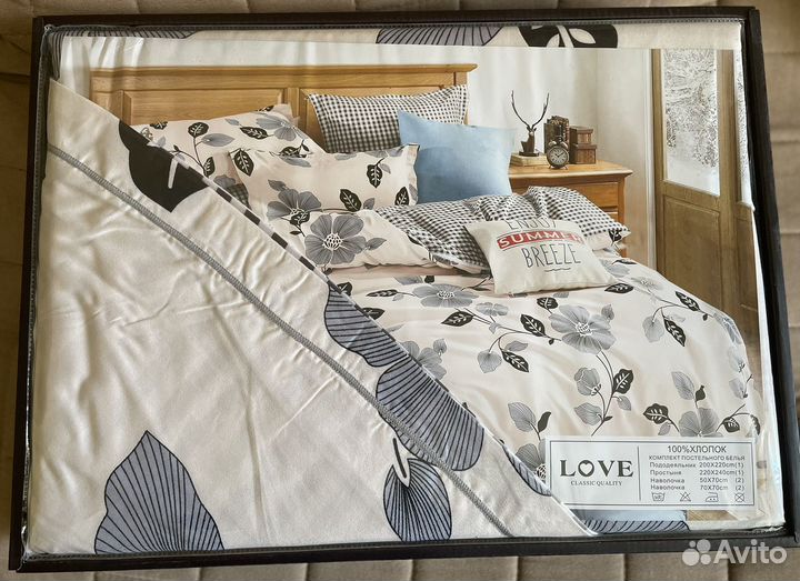 Постельное белье евро хлопок