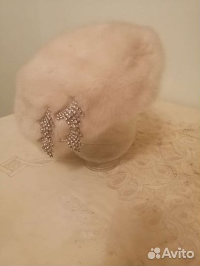 Норковая шапка-берет Claudia Litz