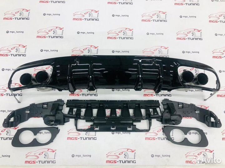 Диффузор с насадками C-Coupe c205 C43 All Black