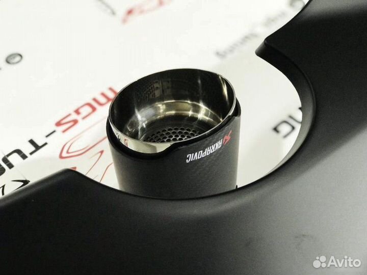 Диффузор BMW 3 G20 M Мат с насадками Akrapovic