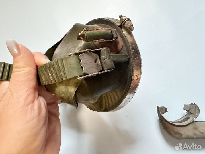 Маска для подводного плавания с трубкой СССР